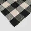 24" x 36" Black White Outdoor Layering Rug