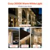 Outdoor Wall Lights, 2 Pack, 31.5 Inch Long Strip Modern Exterior Wall Sconce Light Fixtures, 3000K Warm White