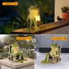 Miniature Frog Garden Statue Gifts Fall Halloween Decorations