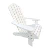 Outdoor or indoor Wood children Adirondack chair,white