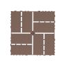 Plastic Interlocking Deck Tiles,44 Pack Patio Deck Tiles,12"x12" Square Waterproof Outdoor All Weather Use