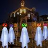 Upgraded Pumpkin Ghosts Halloween Decorations Outdoor