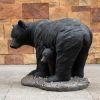 Black Bear Magnesium Oxide Statue, Outdoor Garden Animal Decor