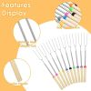 10 Pack Smores Sticks, 32 Inch Marshmallow Roasting Sticks for Fire Pit, Extendable Roasting Skewers with Bag, Hot Dog Fork