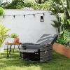 Outdoor Wicker Swivel Recliner Chair, Lifting Footrest, 360° Rotating Basic, Water-resistant Cushions, Gray