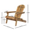 Folding Adirondack Chair Wooden Accent Furniture Lounge Chairs