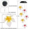 Solar Wind Chimes, Color Changing Maple Leaf Wind Chime, LED Mobile Wind Chimes, Waterproof Outdoor Wind Chime Lights for Garden, Patio, Party, Window