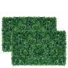 12PCS 24x16 Inch Artificial Hedge Panels - Realistic Greenery Privacy Screen for Outdoor Fence, Garden Wall, Patio Decor & Indoor Backdrop