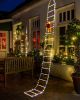 LED Christmas Lights - 10ft Christmas Decorative Ladder Lights with Santa Claus, Xmas Decorations Light for Indoor Outdoor, Window, Garden, Home, Wall