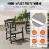 5 Pieces Patio Dining Set, Outdoor Square Furniture Table and Chairs, All Weather Garden Furniture Table Sets, HIPS Small Patio Conversation Set