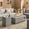 (Old SKU: W853P193937) 42" Propane Gas Fire Pit Table 2-Pieces