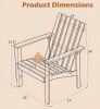 Acacia Wood Outdoor Patio Chair Slatted Backrest And Seat Built-in Armrest for Garden Yard Outdoor Living Space