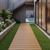 8 Feet Outdoor Pathway Straight Roll-Out Patio Boardwalk