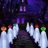 Upgraded Pumpkin Ghosts Halloween Decorations Outdoor
