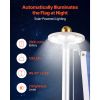 Flag Pole, 20ft Heavy Duty Sectional Flagpole Kit with 136 LED Solar Light for Outside House In Ground