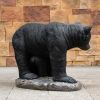 Black Bear Magnesium Oxide Statue, Outdoor Garden Animal Decor