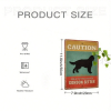 CIFbuy Vintage Gordon Setter Warning Sign, 2D Flat Metal Iron Plaque, Funny Caution Decor, Rustic Garden Gate Bar Wall Art TikTok, TikTok