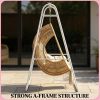 Hammock chair frame, egg chair, load-bearing frame, white
