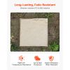 Garden Stepping Stones, 16Pcs 15.5 x 15.5 in, Decorative Stepping Stones with Stakes, Weather-Resistant Plastic Pathway Pavers, Smooth Surface