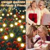 Solar Garden Lights Outdoor 4 Pack Firefly Swaying Lights