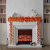 Fall Leaf Garland for Room Decor(12 Pack),Artificial Maple Leaves