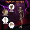 4PCS 16-INCH Mermaid Skeleton Halloween Decoration