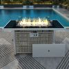 K&K 43" Propane Gas Fire Pit Table