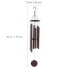 Wind Chimes for Outside, 45 in, Deep Tone Wind Chimes with 6 Tubes, Unique Large Memorial Wind Chimes for Anniversary