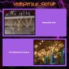 4PCS Bat Skeleton Halloween Decoration