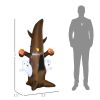 Inflatable Halloween Ghost Tree Smiling Ghost Pumpkins 5ft LED Outdoor Decor Lawn Garden Party