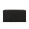 OUTDOOR LARGE SQUARE MGO PLANTER 35''L