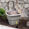 100 ft. Hose Decorative Planter Pot -Resin Wicker, Java Brown