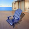 Outdoor or indoor Wood children Adirondack chair,blue