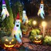 Halloween Hanging Decoration Set - 4 Ghost Windsocks