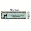 CIFbuy Miniature Pinscher House Aluminum Sign UV Printed Vintage Plaque For Home Garage Cafe Bar Restaurant Decor (TikTok, temu pick-up service)