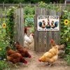 Chicken Gifts Vintage Chicken Welcome To Our Coop Tin Sign for Chicken-Coop Farm Kitchen Garden Yard Decor