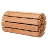 Wooden Garden Pathway, 8 ft L x 17 in W, Non-Slip Straight Garden Walkway, Roll Out Cedar Outdoor Walkway Path with Wire Rope Connection