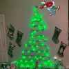 66ft 200 LED Green Halloween Lights Outdoor Waterproof, Green Wire Christmas String Lights Indoor