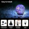 Solar Globe Lights Outdoor Waterproof-Solar Balls for Garden-Cracked Glass Ball Solar Lights Outdoor-Solar Orbs for Outside-Outdoor Decorations for Pa