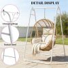 Hammock chair frame, egg chair, load-bearing frame, white