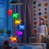 Solar Wind Chime, Color Changing Wind Chimes Dog, LED Decorative Mobile, Gifts for Mom Grandma, Waterproof Outdoor Decorative Lights for Garden, Patio