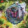 Wind Spinners Outdoor Butterfly -Birthday Gifts for Women Mom, Hanging Wind Sculptures Wind Spinners