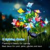 2-Pack LED Solar Butterfly Landscape Lights