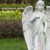 Lifelike Design 12.2" Magnesium Oxide Angel Statue Sculpture for Indoor Garden Outdoor Decor