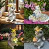 YODY Solar Garden Statues Outdoor Decor Yard Decorations for Patio