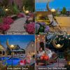 Homeimpro Moon Solar Lights Outdoor Garden Decor Gifts for Mom Women