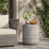 Outdoor LightWeight Concrete Side Table,MGO End Table