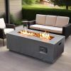(Old SKU: W853P193937) 42" Propane Gas Fire Pit Table 2-Pieces