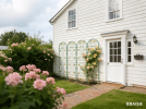4 Pack Metal Garden Trellis 71" x 19.7" Rustproof Trellis for Climbing Plants Outdoor Flower Support