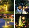 Outdoor Solar Watering Can with Lights Garden Decor Large Solar Powered Lanterns Hanging Waterproof LED Decorative Retro Metal Kettle String Lights fo